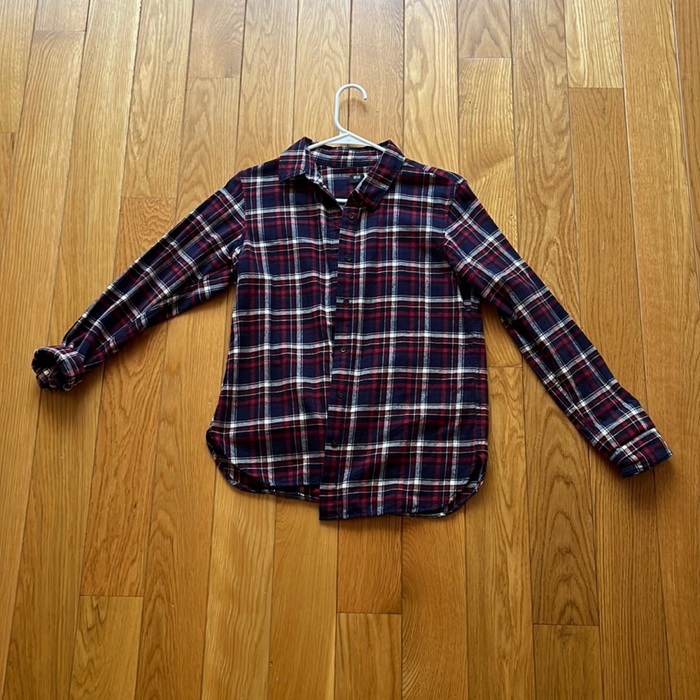 Uniqlo Flannel Button-Down